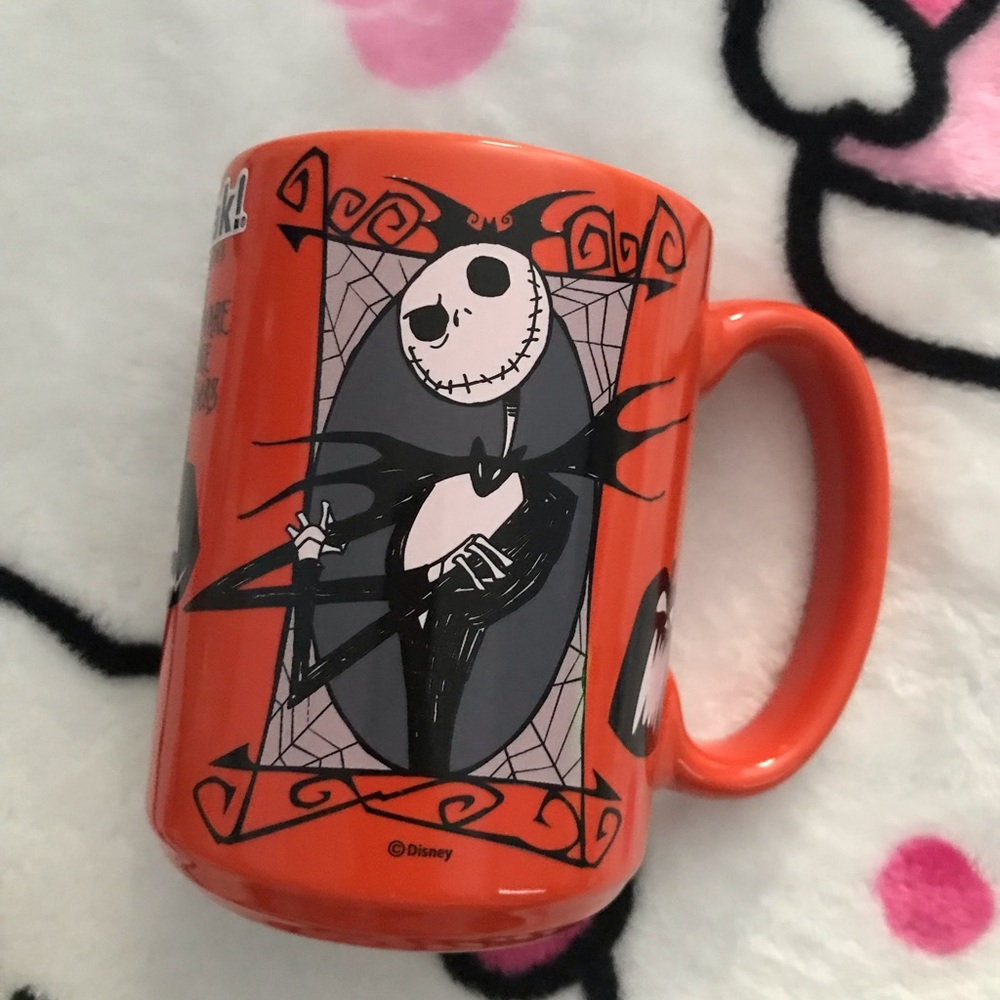 Zak! Nightmare before Christmas Orange Halloween mug